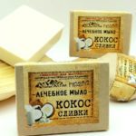 Мыло КОКОС и СЛИВКИ