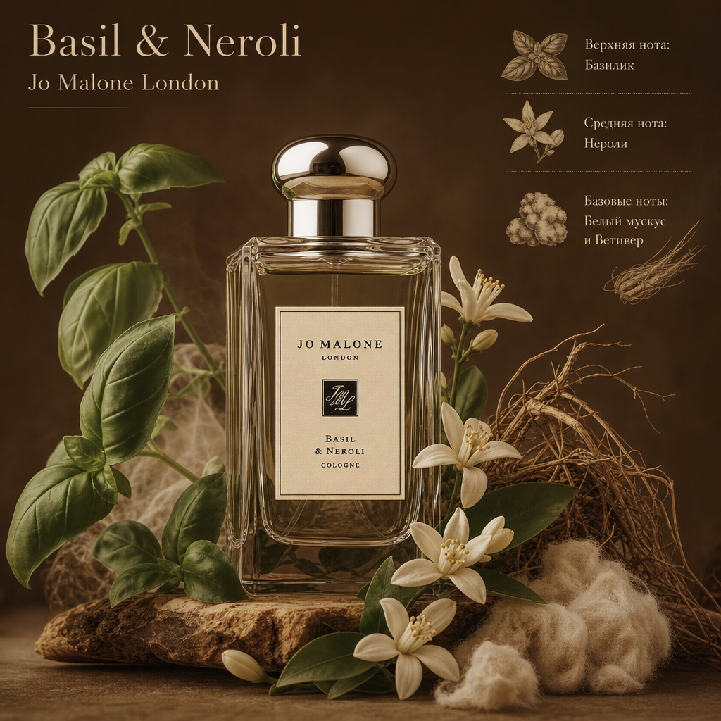 0 (49) Jo Malone Basil & Neroli - Авторский купаж масел — изображение 1